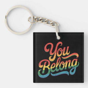 Vous Appartenez Lesbienne Gay LGBTQ Fierté Allié A