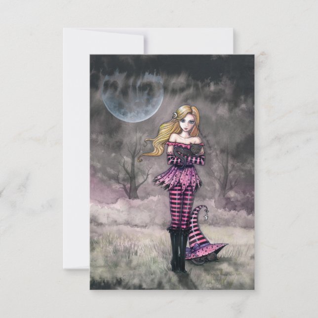 Vous attendez à minuit Carte postale Halloween (Devant)