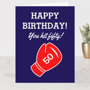 Vous avez atteint cinquante Carte d'anniversaire 5