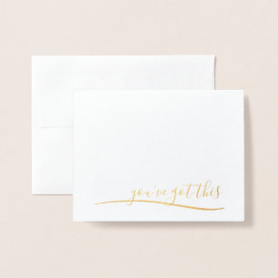 Vous avez cette carte d'encouragement