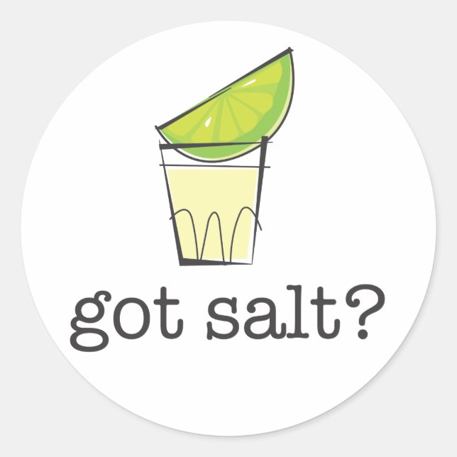 Vous avez du sel ? Tequila prise avec Stickers Lim (Devant)