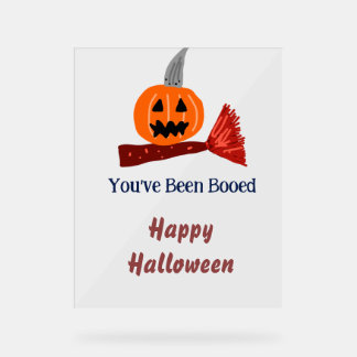 Vous avez été Hué joyueux Halloween balai citrouil