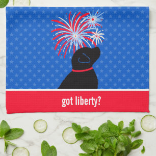 Vous avez la liberté ? Serviette de cuisine pour c