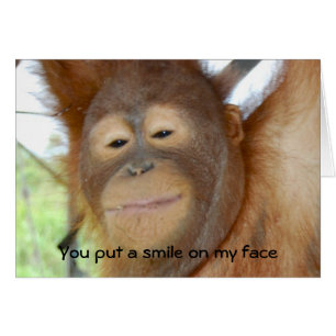 Vous avez mis un sourire sur mon visage