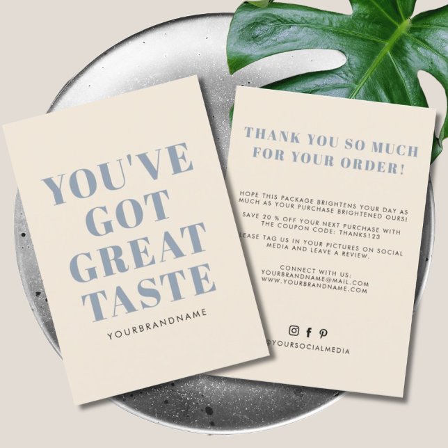 Vous avez une affaire de bon goût merci (Créateur téléchargé)