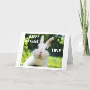 VOUS AVOIR POUR UNE CARTE D'ANNIVERSAIRE "TWIN"