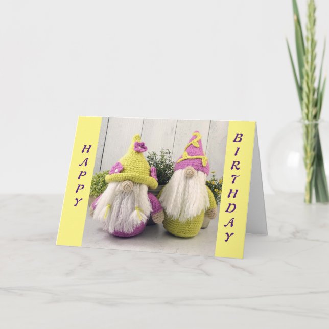 VOUS AVOIR POUR UNE CARTE D'ANNIVERSAIRE "TWIN" (Devant)