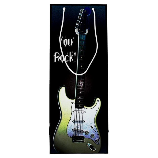 Vous basculez ! , Sac de cadeau de vin de guitare (Dos)