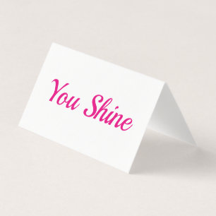 Vous Brille   Mini Encouragement & Carte de remerc