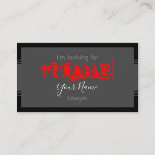 Vous cherchez un avocat en difficulté carte de vis