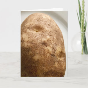 Vous Dites Carte de voeux de pommes de terre