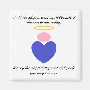 Vous envoyant un aimant d'ange