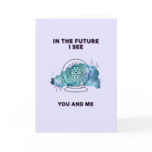 Vous et moi Crystal Ball Carte Saint Valentin