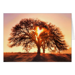 Vous êtes adoré Coeur et Chêne Arbre