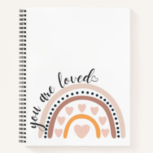 Vous êtes adoré Rainbow Carnet Cadeau