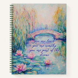 Vous Êtes Amoureux Carnet Spiral Inspiré Monet