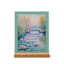 Vous Êtes Amoureux Monet Inspiré Symbole Acrylique