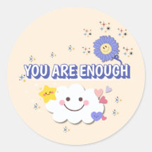 Vous Êtes Assez - Sticker Message Positif