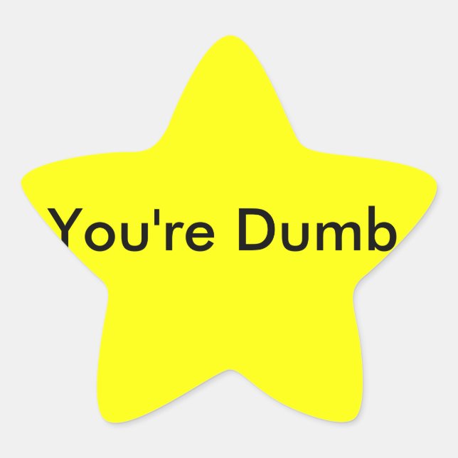 Vous êtes autocollant muet (Devant)