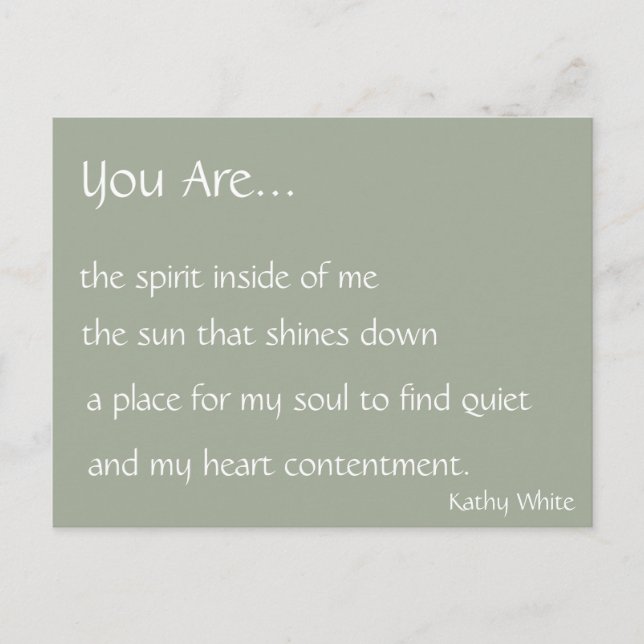 Vous Êtes Carte Postale (Devant)