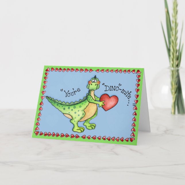Vous êtes des Dino-acarides - carte de voeux (Devant)