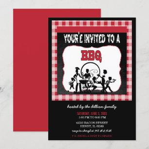 Vous êtes invité à un barbecue   Invitation Barbec