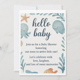 "Vous êtes Invité ! Carte baby shower d'invitation