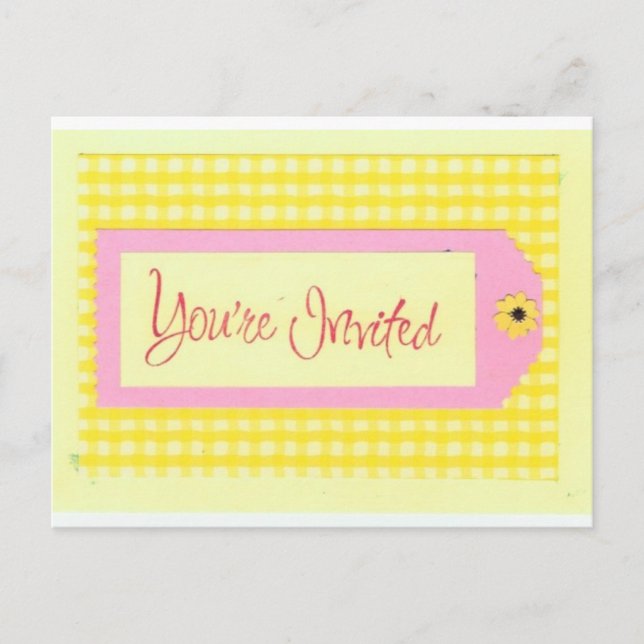 Vous êtes Invité carte postale (Devant)