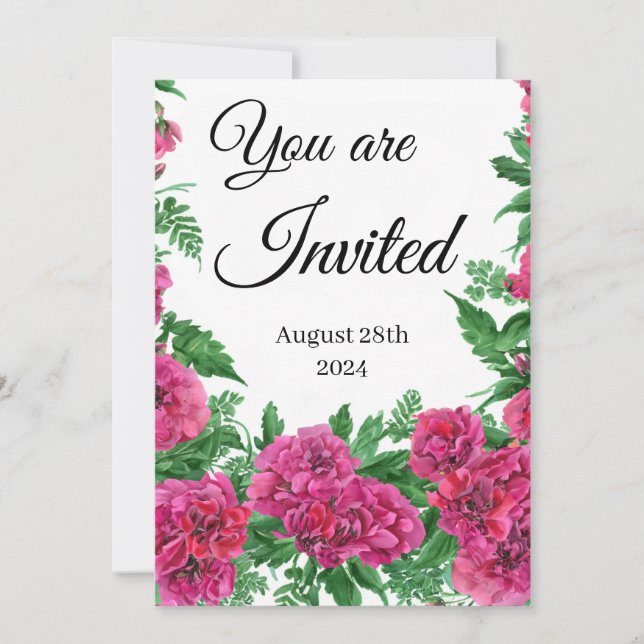 Vous êtes invité invitation  (Devant)
