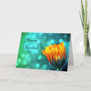 Vous êtes invité Marigold sur carte Turquoise