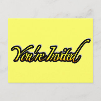 Vous êtes invités_ Carte postale
