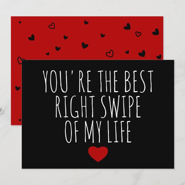 Vous êtes la meilleure balançoire de ma vie Carte  (Devant / Derrière)