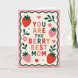 Vous êtes la meilleure maman framboise carte de fr