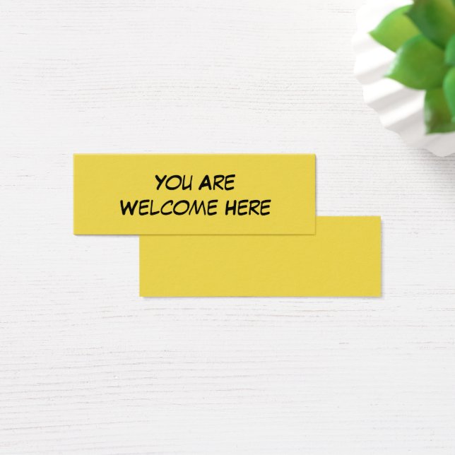 "Vous êtes les bienvenus ici" Genre Note pour l'in (Bureau)