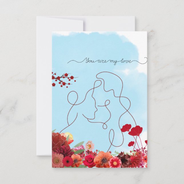 Vous êtes ma carte d'amour (Devant)