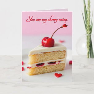 Vous êtes ma cerise sur le gâteau Carte de la Sain