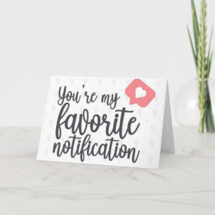 **VOUS ÊTES MA NOTIFICATION PRÉFÉRÉE** CARTE D'AMO