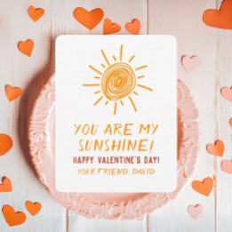 Vous Êtes Ma Sunshine Sun Dessin Carte Valentine