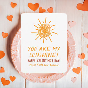 Vous Êtes Ma Sunshine Sun Dessin Carte Valentine