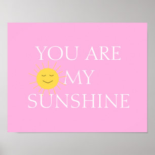 Vous Êtes Mes Filles Sunshine Poster Frameable