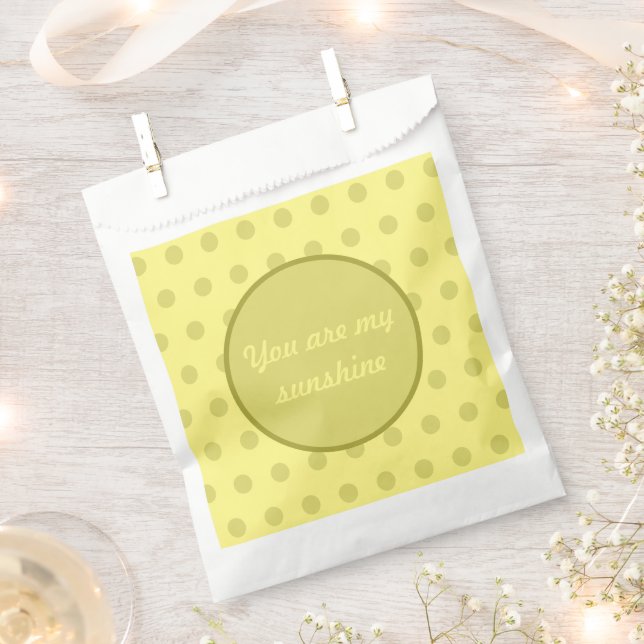 Vous Êtes Mes Sacs Sunshine Favor (Beurre Jaune) (Coupé)