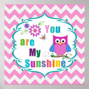Vous êtes mon affiche Sunshine Imprimer