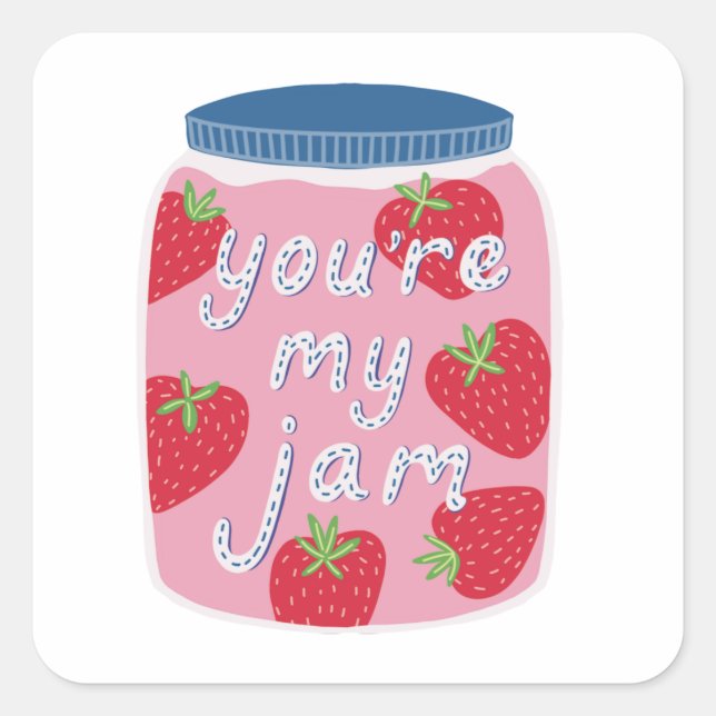 Vous êtes mon autocollant Jam (Devant)
