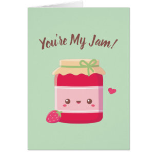 Vous Êtes Mon Jam, Jam Fraise Valentines Jour Pun