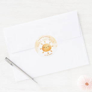 Vous Êtes Mon Sticker Baby shower Sunshine