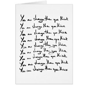 Vous êtes PLUS FORT que vous ne le pensez !