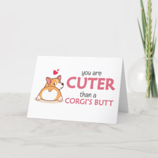 Vous êtes plus mignon qu'une carte à boutons Corgi