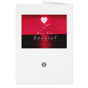 Vous Êtes Special Card Sunset Love - Ajouter Un No