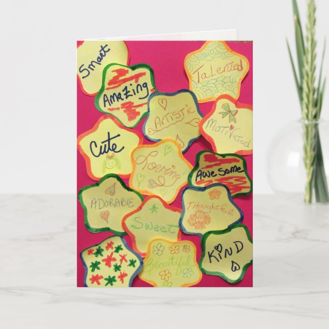 Vous Êtes Super Carte De Voeux (Devant)