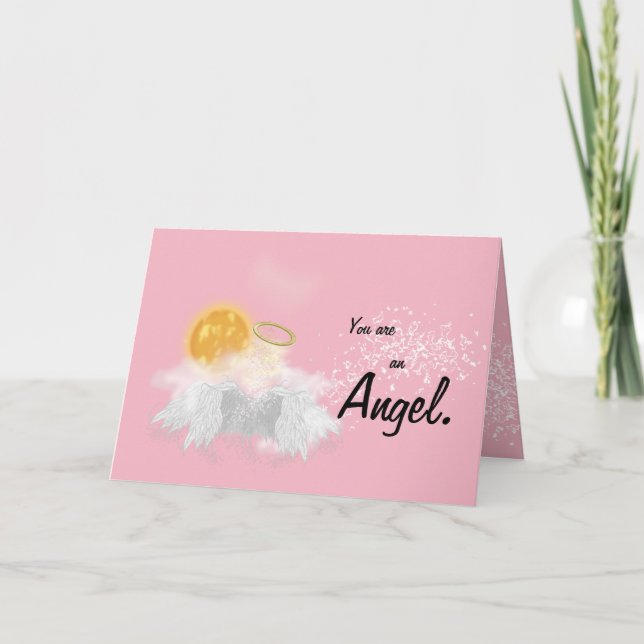 "Vous êtes un ange." Carte (Devant)